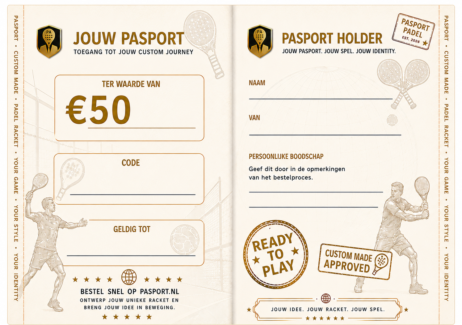 PA Sport cadeaubon