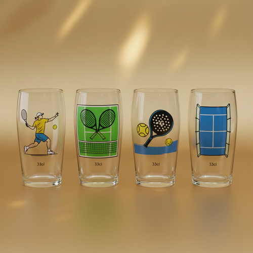 Bierglazen Set 'Ace Serve'